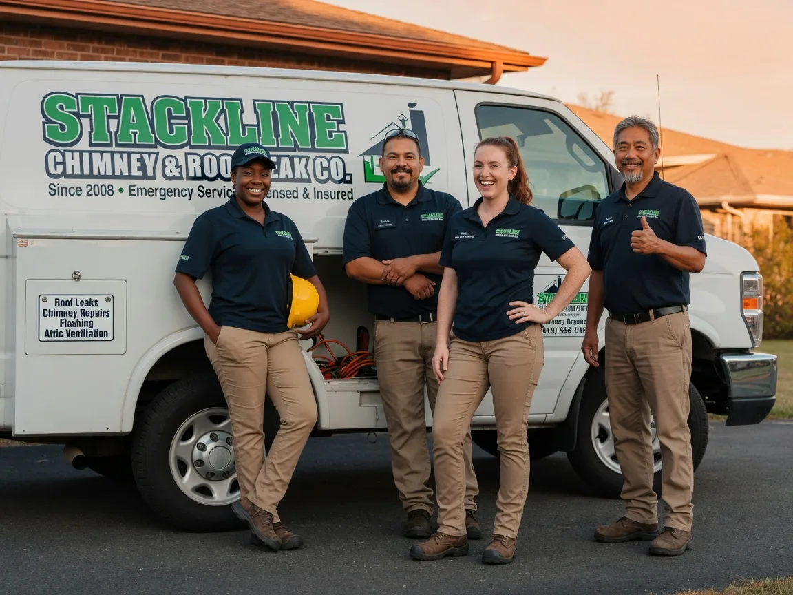 Chimney flashing repair company in Longton, KS